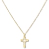 Thumbnail Image 0 of Open Cross Necklace 14K Yellow Gold 18"