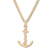 Thumbnail Image 0 of Men's Anchor Necklace 10K Yellow Gold 22" Length