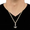 Thumbnail Image 3 of Men's Anchor Necklace 10K Yellow Gold 22" Length