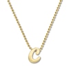 Thumbnail Image 1 of Alex Woo Autograph Letter C Necklace 14K Yellow Gold 16&quot;