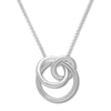 Thumbnail Image 1 of Circle Necklace Sterling Silver 17.75&quot;