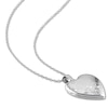 Thumbnail Image 2 of Heart Swirl Locket Necklace Sterling Silver 18&quot;