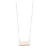 Thumbnail Image 2 of Bar Necklace 14K Rose Gold 16&quot;