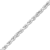 Thumbnail Image 2 of 16&quot; Textured Solid Rope Chain 14K White Gold Appx. 2.15mm