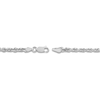 Thumbnail Image 3 of 20&quot; Textured Solid Rope Chain 14K White Gold Appx. 3mm