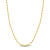 Thumbnail Image 1 of 20&quot; Textured Solid Rope Chain 14K Yellow Gold Appx. 4.4mm