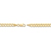 Thumbnail Image 3 of 24&quot; Solid Curb Chain 14K Yellow Gold Appx. 4.95mm