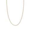 Thumbnail Image 1 of 18&quot; Solid Figaro Chain Necklace 14K Yellow Gold Appx. 2.36mm