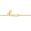 Thumbnail Image 2 of Adjustable 22&quot; Sparkling Solid Chain 14K Yellow Gold Appx. 1.15mm