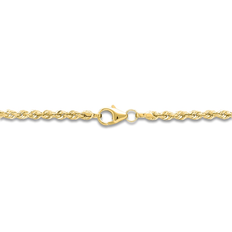 Hollow Rope Necklace 14K Yellow Gold 30 Length | Jared