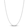 Thumbnail Image 0 of Hollow Rope Necklace 14K White Gold 18 Length 2.4mm