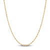 Thumbnail Image 1 of Hollow Rope Necklace 14K Yellow Gold 24 Length 2mm