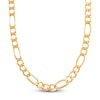 Thumbnail Image 0 of Semi-Solid Figaro Necklace 10K Yellow Gold 22 Length 7.5mm