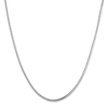 Thumbnail Image 0 of Solid Box Chain Necklace 10K White Gold 18 Length 0.70mm