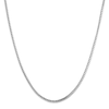 Thumbnail Image 0 of Solid Box Chain Necklace 10K White Gold 20 Length 0.70mm