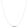 Thumbnail Image 0 of Solid Box Chain Necklace 14K White Gold 20 Length 0.5mm