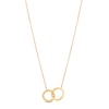 Thumbnail Image 1 of Double Open Circle Necklace 10K Yellow Gold 18&quot;