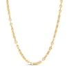 Thumbnail Image 0 of Hollow Flat Mariner Chain Necklace 10K Yellow Gold 18" 3.9mm