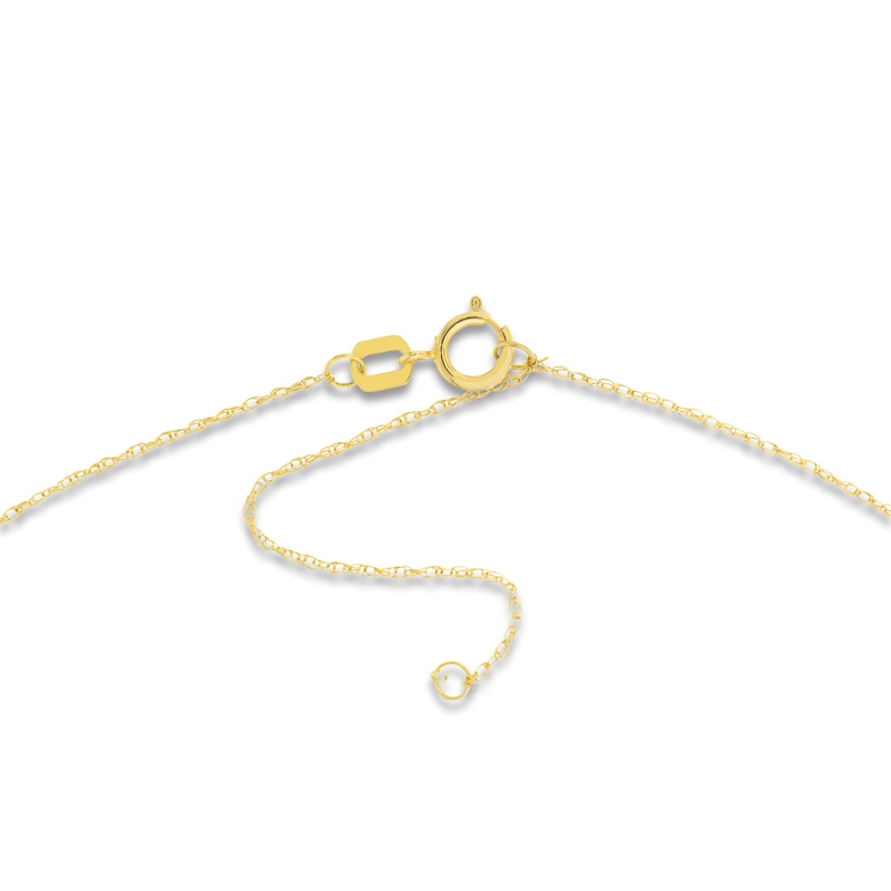 Main Image 3 of Horseshoe Necklace 14K Yellow Gold 18&quot;