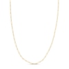 Thumbnail Image 1 of Solid Oval Link Necklace 14K Yellow Gold 18&quot;