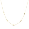 Thumbnail Image 0 of Cross Necklace 14K Yellow Gold 18"