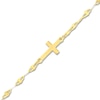 Thumbnail Image 2 of Cross Necklace 14K Yellow Gold 18&quot;