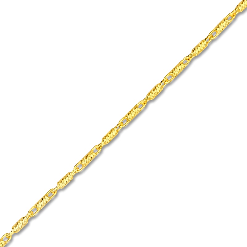 Main Image 2 of Solid Lumacina Chain Necklace 14K Yellow Gold 1.05mm 20&quot;