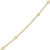 Thumbnail Image 1 of Solid Beaded Chain Necklace 14K Yellow Gold 0.9mm 18"