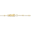 Thumbnail Image 2 of Solid Beaded Chain Necklace 14K Yellow Gold 0.9mm 18"