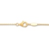 Thumbnail Image 2 of Italia D'Oro Pear-shaped Triangle Necklace 14K Yellow Gold 18&quot;