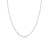 Thumbnail Image 0 of Solid Paperclip Chain Necklace 14K White Gold 24" 3.95mm