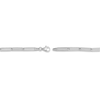 Thumbnail Image 3 of Solid Paperclip Chain Necklace 14K White Gold 20&quot; 3.90mm