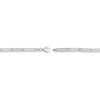 Thumbnail Image 3 of Solid Paperclip Chain Necklace 14K White Gold 18&quot; 3.9mm