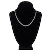 Thumbnail Image 4 of Solid Paperclip Chain Necklace 14K White Gold 18&quot; 3.9mm