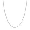 Thumbnail Image 0 of Solid Round Wheat Chain Necklace 18K White Gold 16" 1.05mm