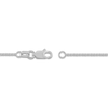 Thumbnail Image 2 of Solid Round Wheat Chain Necklace 18K White Gold 18" 1.05mm