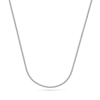 Thumbnail Image 0 of Women's Solid Round Wheat Chain Necklace 18K White Gold 16" 1.65mm