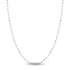 Thumbnail Image 0 of Solid Paperclip Chain Necklace 14K White Gold 18" 4mm