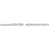Thumbnail Image 2 of Solid Paperclip Chain Necklace 14K White Gold 24" 4mm