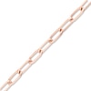 Thumbnail Image 1 of Solid Paperclip Chain Necklace 14K Rose Gold 20" 4mm