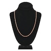 Thumbnail Image 4 of Solid Paperclip Chain Necklace 14K Rose Gold 24&quot; 3.7mm