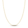 Thumbnail Image 0 of Solid Paperclip Chain Necklace 14K Yellow Gold 18" 4mm