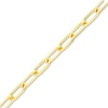 Thumbnail Image 1 of Solid Paperclip Chain Necklace 14K Yellow Gold 18" 4mm