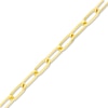 Thumbnail Image 1 of Solid Paperclip Chain Necklace 14K Yellow Gold 30" 4mm