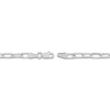 Thumbnail Image 2 of Solid Paperclip Chain Necklace 14K White Gold 16" 3.1mm