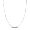 Thumbnail Image 0 of Solid Paperclip Chain Necklace 14K White Gold 18" 3.1mm