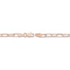 Thumbnail Image 2 of Solid Paperclip Chain Necklace 14K Rose Gold 20" 3.1mm