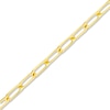 Thumbnail Image 1 of Solid Paperclip Chain Necklace 14K Yellow Gold 16" 3.1mm