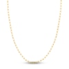 Thumbnail Image 0 of Solid Paperclip Chain Necklace 14K Yellow Gold 20" 3.1mm