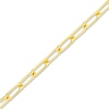 Thumbnail Image 1 of Solid Paperclip Chain Necklace 14K Yellow Gold 20" 3.1mm